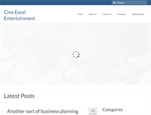 Tablet Screenshot of cineexcel.com